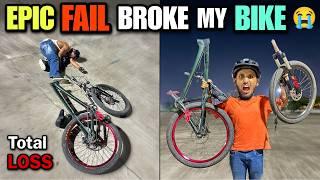 SHOCKING DAY | Epic Fail Broke My Bike!