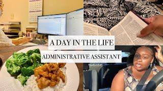 (Vlog 7) A Day In The Life of a Administrative Assistant in Atlanta | Full-Time Office Job