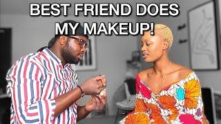 BEST FRIEND DOES MY MAKEUP FUNNY| QUARANTINED | SHADES OF SOSO