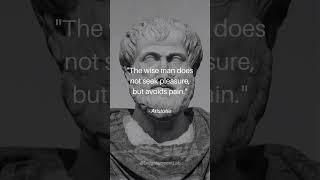 Aristotle - Pleasure & Pain - #shorts #motivationalquotes #gymmotivation #inspirationalquotes