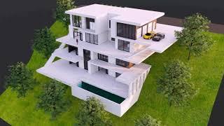 House Design In Slope Hills