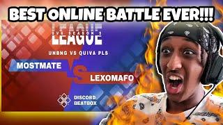 MOSTMATE vs LEXOMAFO | UnBNG vs Quiva Pls HIGHLIGHT BATTLE | YOLOW Beatbox Reaction