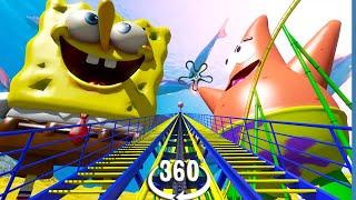 VR 360° SpongeBob Square Pants Roller Coaster Video