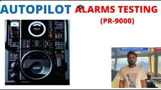 Autopilot Alarm testing-Tokyo Keiki (PR 9000)