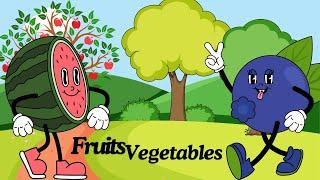 Kids vocabulary Early Stage | [NEW] Fruits & Vegetables | Learn English for kids