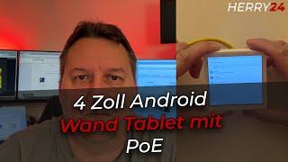 Smart Home Upgrade: 4 Zoll Android Tablet – Kompakt, smart und perfekt für den Wandeinbau!