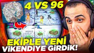 EKİPLE YILLAR SONRA YENİ VİKENDİYE GİRDİK!!  96 KİŞİ AYNI YERE ATLARSA?? | PUBG MOBILE