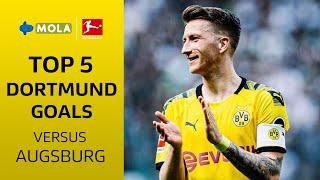 Bundesliga | Top 5 Dortmund Goals vs Augsburg