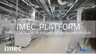 IMEC - Thin Film PVLab process line