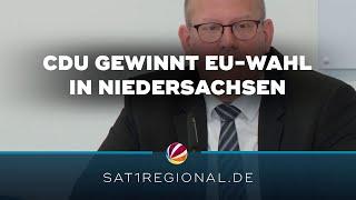 Europawahl 2024: CDU in Niedersachsen klar vor SPD und AfD