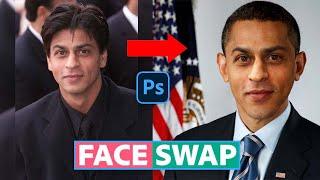 How to Easily Swap Faces In Photoshop (FAST &EASY!) - Face Swap Tutorial