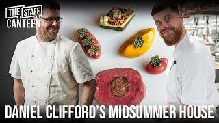 Daniel Clifford's 2 Michelin Star Restaurant creates a Seasonal Venison and Crab dish