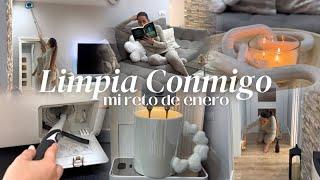 LIMPIA CONMIGO MI RETO DE ENERO COMO LAVAR LAS CORTINAS 🫧 LIMPIEZA PROFUNDA LAVADORA