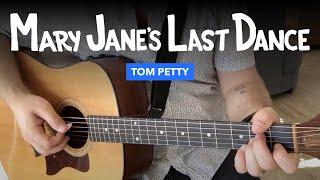  "Mary Jane's Last Dance" guitar lesson w/ chords (Tom Petty)
