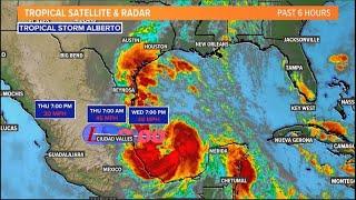 LIVE: Tracking Tropical Storm Alberto and its Texas impacts