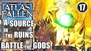 Atlas Fallen - A Source in the Ruins, Crush the energy sources - The Battle of Gods, Walkthrough #17