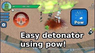 How to EASILY get DETONATOR with pow in Slap Royale (NO SKILL NEEDED)