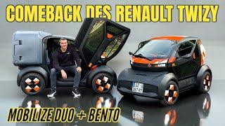 MOBILIZE DUO und BENTO: Renault Twizy - Nachfolger im Test! Leichtfahrzeug | Preis | 2025