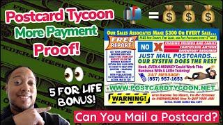 (WTM) Pubs - Postcard Tycoon | $300 Per Day System, More Payment Proof | $500 Day! Wow! 