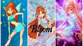 Winx Club All Bloom Transformations! From Magic Winx to Tynix! HD