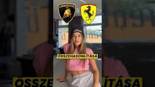 Lamborghini vagy Ferrari? ️Írd meg kommentben, hogy te melyiket választanád! 