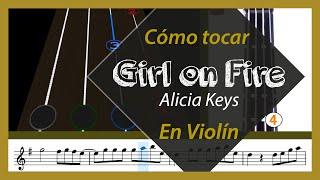Girl on Fire | Violin Play along