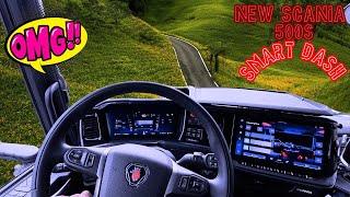 SCANIA 500S POV drive Europe