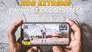 iphone 12 livik map hot drop test 3.0 • iphone 12 hdr extreme bgmi • iphone 12 gaming test 2024