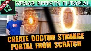 How To Create Doctor Strange Portal in VEGAS Effects / VEGAS POST ‍ VEGAS Tutorial #79