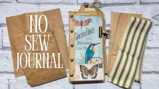 I Made a No Sew Paper Bag Journal That Looks Amazing