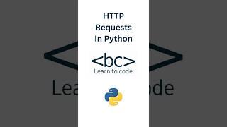 Quick Guide to Python HTTP Requests in 1 Minute!  #shorts #coding #programming