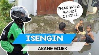 Order gojek, aku yang bawa. BAYARNYA SETENGAH ! (Prank Motovlog)