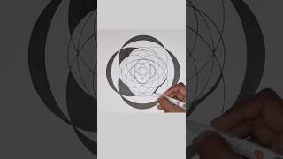 Circle Geometric Drawing #viralshorts #shorts #drawing #adhrikcreations6090