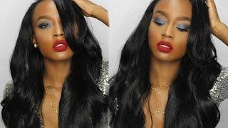 Get Ready With Me | Makeup, Hair & Outfit | Kim K Inspired Holiday Look