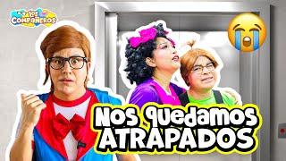 La Compañera y Meme atrapados en el elevador | Se pierden en la escuela | Meme llora