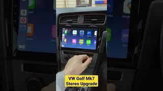 VW Golf Mk7 Stereo Upgrade with Apple CarPlay #carplay #vwgolf7 #mk7gti