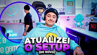 MUDEI TUDO no meu SETUP de novo! | Vlog