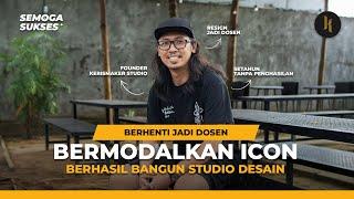 Mantan Dosen Menjadi Icon Desainer, Penghasilannya Bukan Main | Cerita Desainer - Ide Bisnis