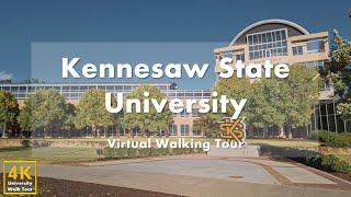 Kennesaw State University (Kennesaw Campus) - Virtual Walking Tour [4k 60fps]