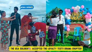 Drama! The USA Soldier accepted Loyalty Test! Kumbe He's dating the Sidechick's Sister too