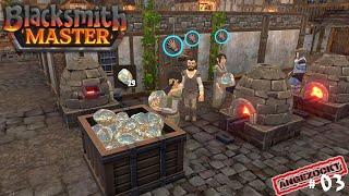 Blacksmith Master #03 ️ Schmelzöfen & mehr Mitarbeiter #angezockt #demo #deutsch