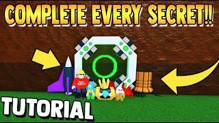 How to COMPLETE EVERY SECRET *TUTORIAL* | Build a Boat for Treasure ROBLOX