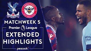 Crystal Palace v. Brentford | PREMIER LEAGUE HIGHLIGHTS | 8/30/2022 | NBC Sports