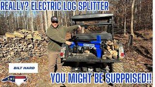 BILT HARD Log Splitter 6.5 Ton Electric Log Splitter TEST and REVIEW