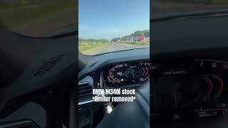 BMW M340i is STOCK but without LIMITER!!