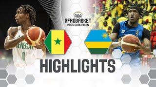 Senegal  v Rwanda  | Highlights | FIBA AfroBasket 2025 Qualifiers