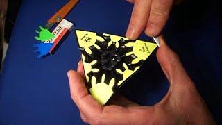 Old: ASMR - Gear Pyraminx puzzle unboxing, disassembly & re-assembly