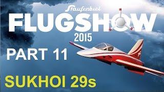 Staufenbiel Flugshow 2015 Part 11 Sukhoi 29s