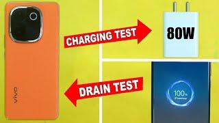 ViVO T3 Pro Battery Drain Test 100% to 0% || ViVO T3 Pro Charging Test 0% to 100%