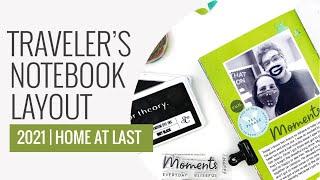 Traveler's Notebook Layout 2021 | DT Studio Calico These Are The Days Kits